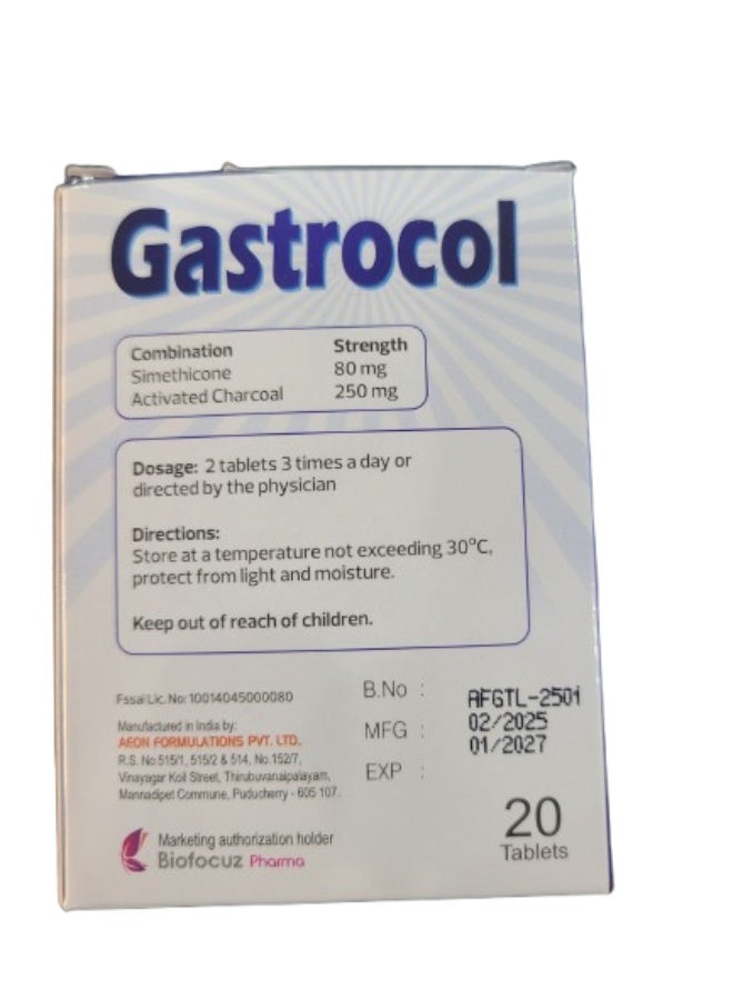 Gastrocol Tablets 20'S - Image 2